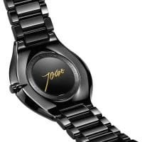 Rado True Thinline Toge Limited Edition Uhr Damen Herren Keramik Schwarz Quarz R27009192