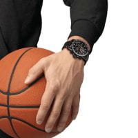 Tissot Supersport Chrono Basketball Edition Herrenuhr 45,5mm Schwarz Leder Quarz T125.617.36.081.00 Model